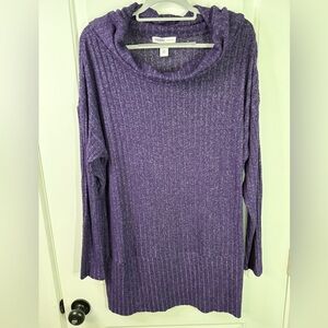 White House Black Market Violet Long Sweater